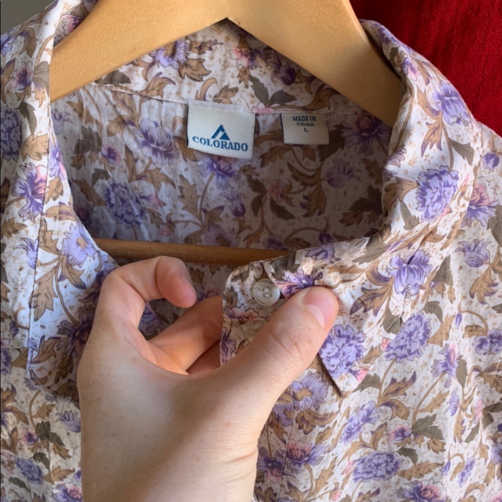 Retro COLORADO Paisley shirt L - Picture 4 of 4